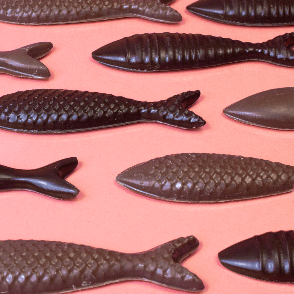 Charger l'image dans la galerie, Sardines Chocolat Noir 61%