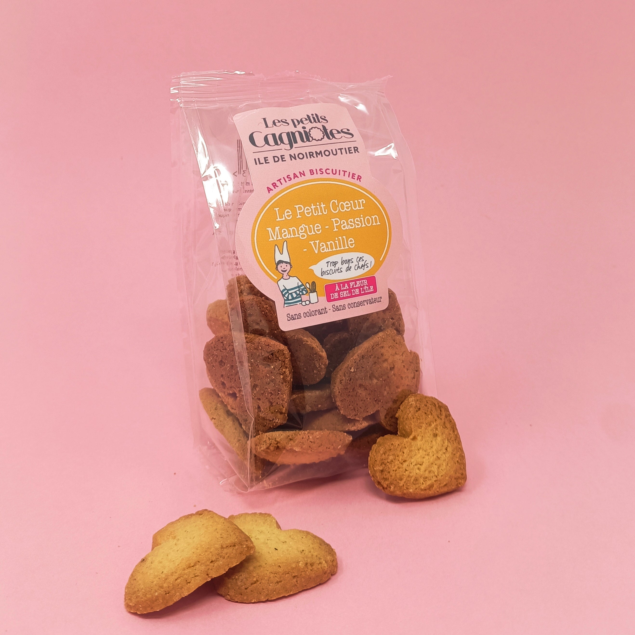 Petits Cœurs Mangue - Passion - Vanille