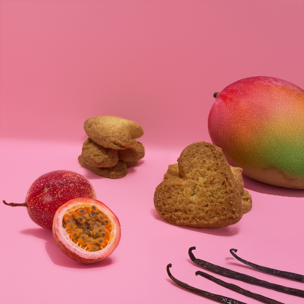 Charger l'image dans la galerie, Petits Cœurs Mangue - Passion - Vanille
