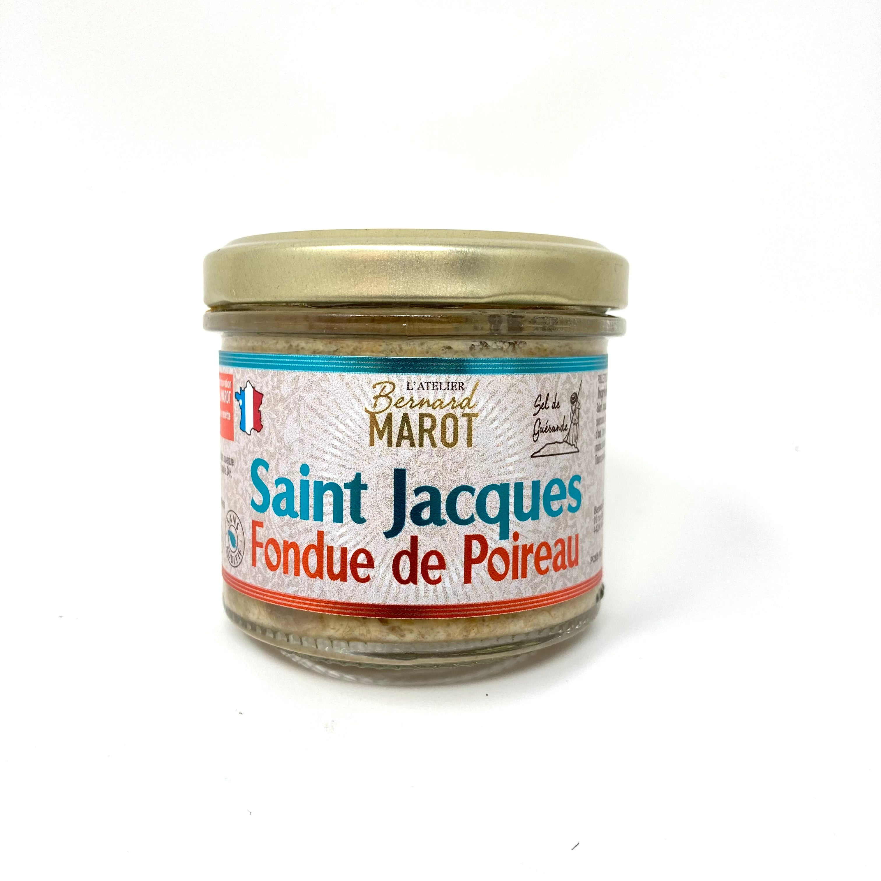 Saint Jacques Fondue de Poireau Bernard Marot